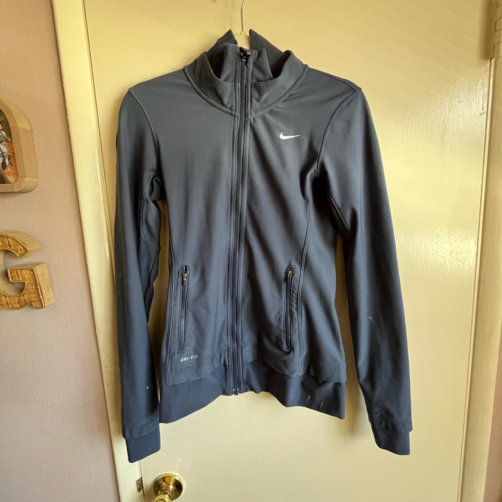 Nike Women's Black Dri-FIT Full-Zip Jacket